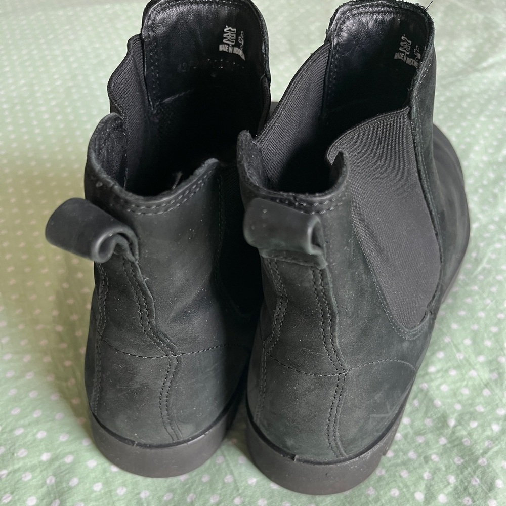 Ecco Black Suede Chelsea Boots, 42 - Picture 3 of 7